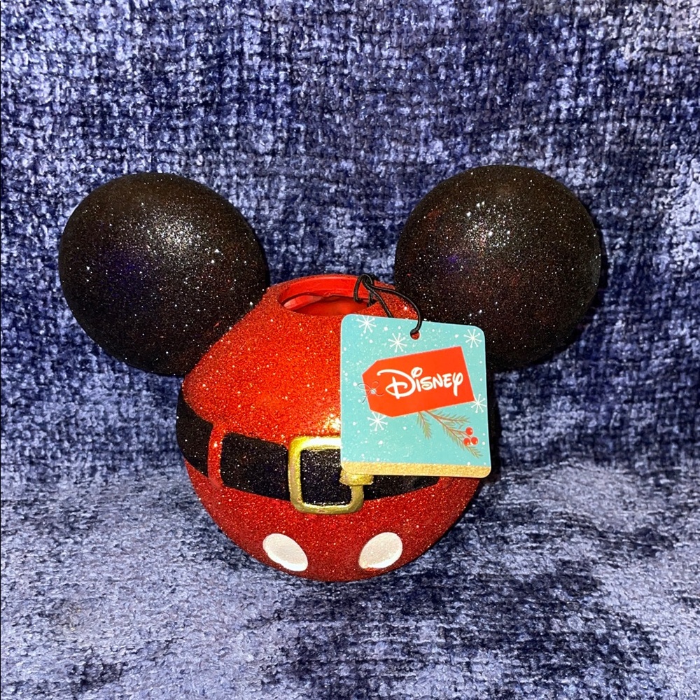 NWT Disney Glittery Red & Black Mickey Mouse toothbrush holder. - Picture 1 of 3